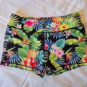 Barbell VooDoo Tropical Shorties Booty Shorts